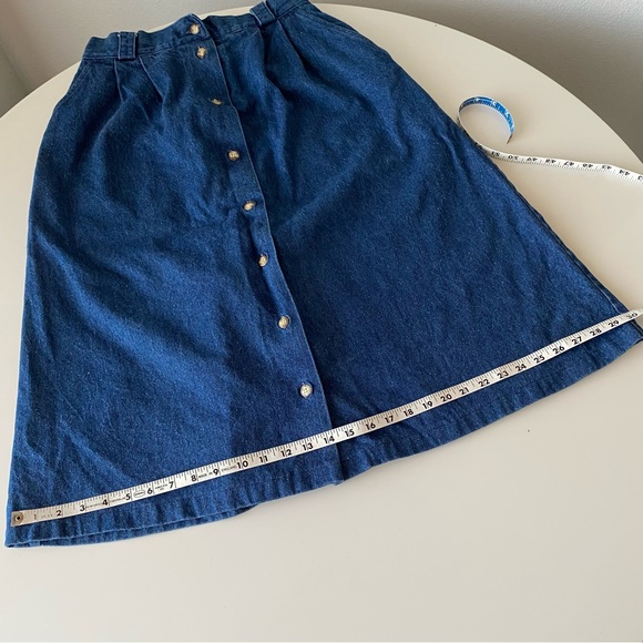 Denim midi button front skirt, estimated size medium - Picture 12 of 12